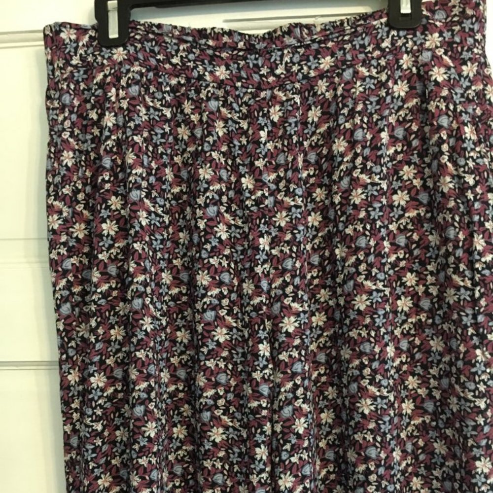 BCBGENERATION Floral Print Wide Leg Pants